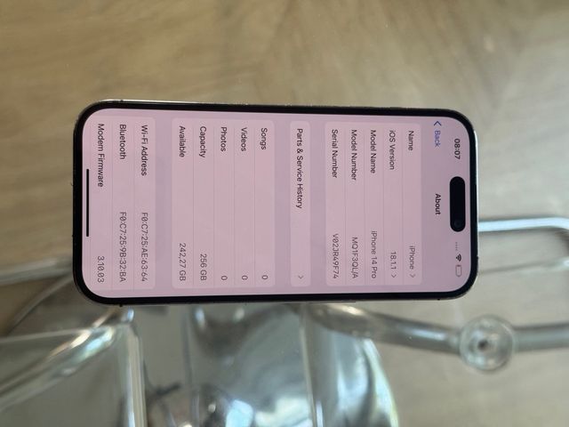 iPhone 14 Pro Morado 256GB (FaceID no funciona)
