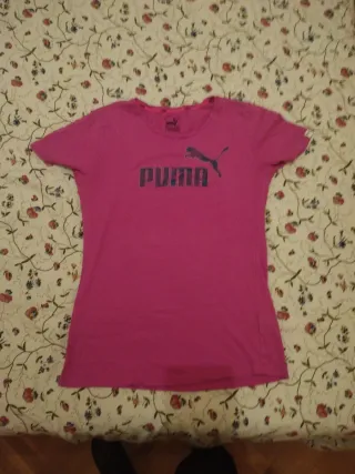 Camiseta Puma Rosa Talla 16 Años