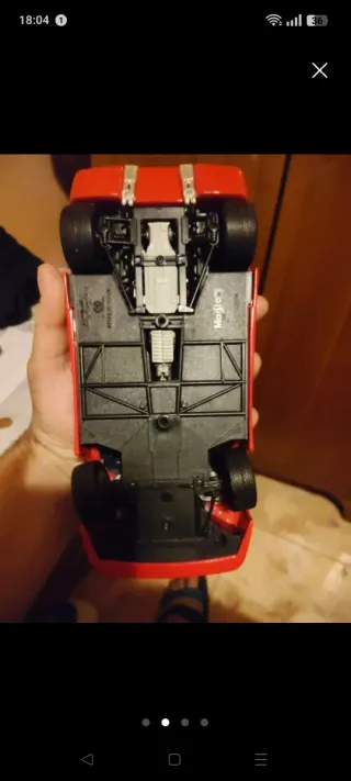 Maqueta Lamborghini 30 Aniversario Roja