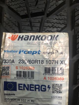 235/60 R 18 107H. Hankook Winter I*cept Evo3