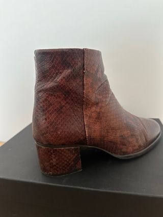 Botines Massimo Dutti Piel Serpiente Talla 38