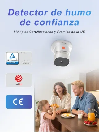 HEIMAN Detector Humo Mini Fotoeléctrico