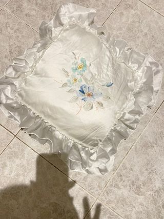 Cuscino decorativo con fiori