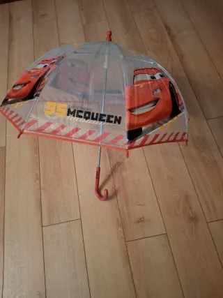 Paraguas transparente Cars Rayo McQueen