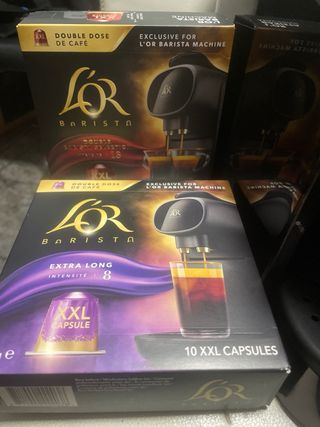 Cafetera L'or Barista Cápsulas Normales y XL