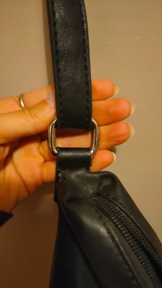 Borsa Segue in simil pelle e tessuto scozzese