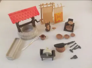 Lote Playmobil Belén Medieval Vikingo