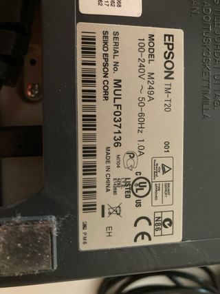 Impresora Epson Negra y Gris