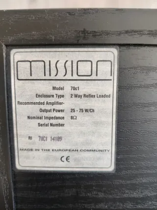 Altavoces Mission + Sony 5.1