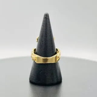 Anillo Oso Circonitas Verde 18K