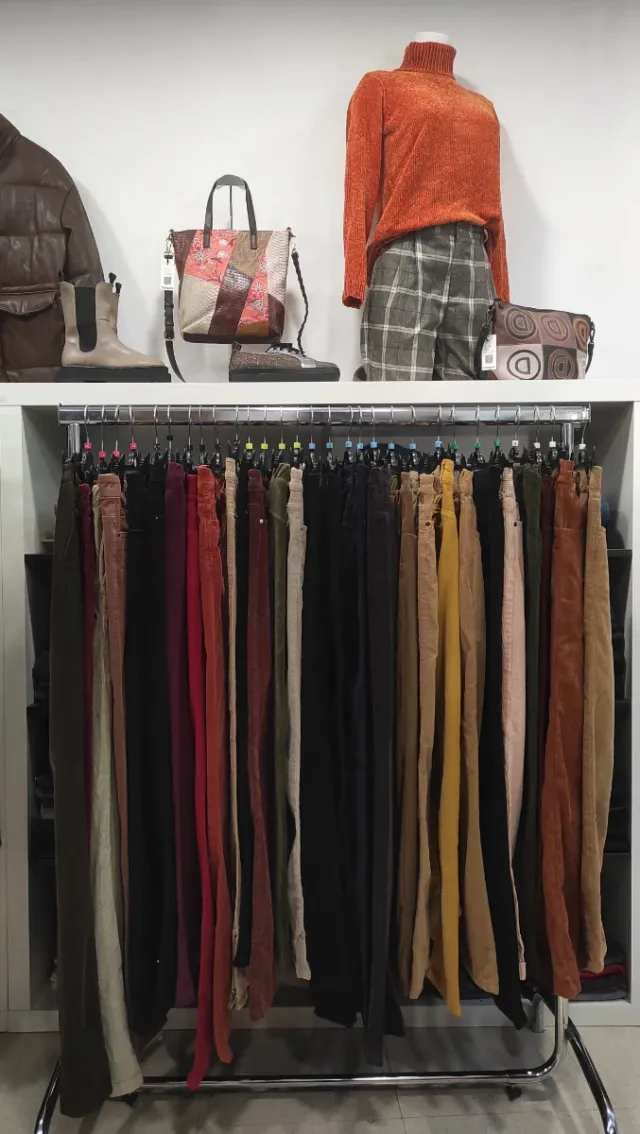 Pantalones de pana mujer