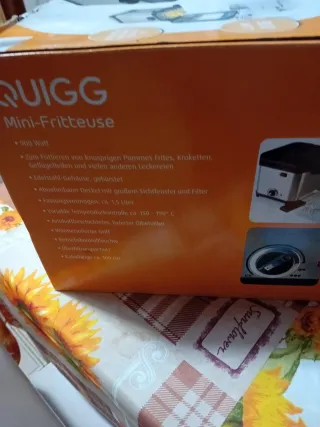 Mini Friggitrice QUIGG 900W