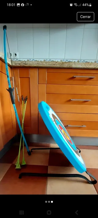 Diana de tiro con arco y 3 flechas