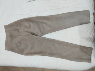 Pantalones Zara Terciopelo Beige