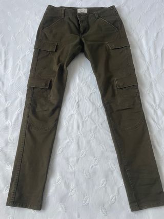 Pantalón Cargo Ralph Lauren Mujer Verde Oliva
