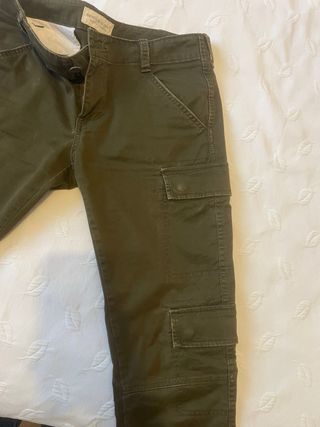 Pantalón Cargo Ralph Lauren Mujer Verde Oliva
