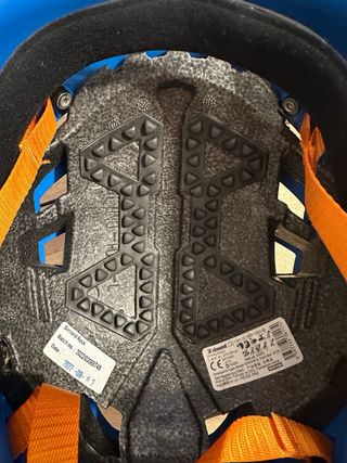 Casco de escalada infantil azul