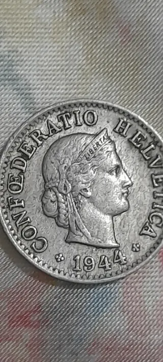 210 Moedas 5 Rappen Suíça Diversas