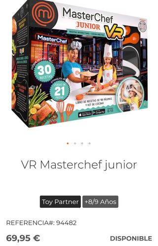MasterChef Junior VR Juego Cocina VR Sin Usar