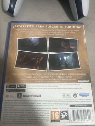 Uncharted Legado de los Ladrones Remasterizado PS5