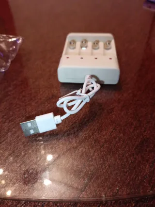 Cargador de pilas USB