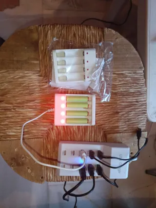 Cargador de pilas USB