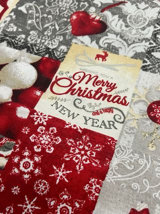 Strofinaccio Natalizio + Contenitore a Stella.