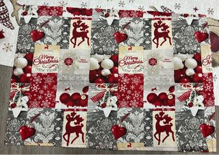 Strofinaccio Natalizio + Contenitore a Stella.