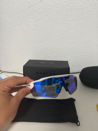 Gafas Oakley Blancas Lentes Azules