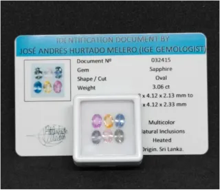 Colección Zafiros Multicolor 0.5ct