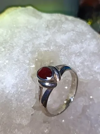 Anillo Turmalina Rosa Talla 8