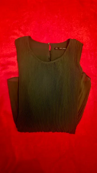 Blusa plisada ZARA