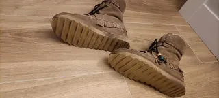 Botas de ante con pelo interior