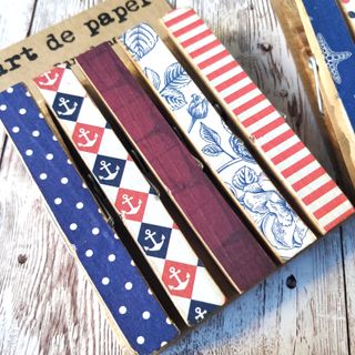 Pinzas decoradas a mano