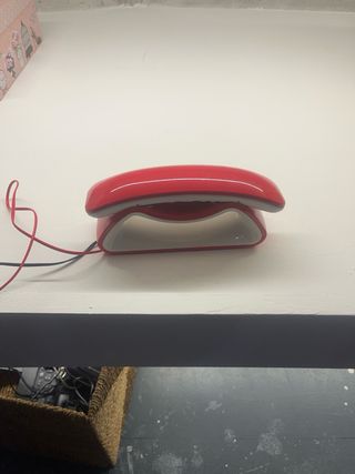 Teléfono Nuevo Vintage Rojo en perfecto estado