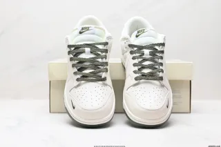 Nike Dunk Low Blanco Verde Militar