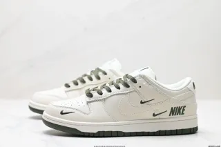 Nike Dunk Low Blanco Verde Militar