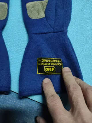 Guantes Rally OMP Azules