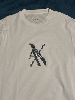 Camiseta Armani Exchange AX Blanca Talla XS