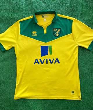 Camiseta Norwich City 2014 Talla XXL