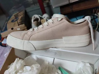 Zapatillas Pepe Jeans Lona Rosa Talla 40