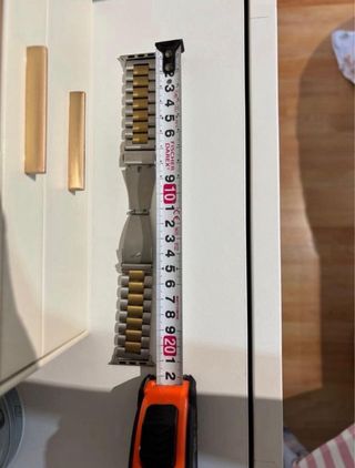 Correa Apple Watch Oro y Plata