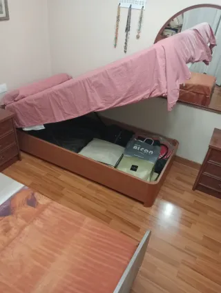 Canapé abatible 90x200 cm. Cerezo