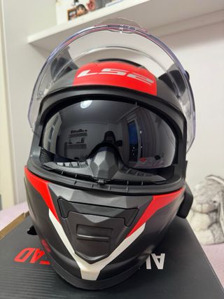 Casco LS2 FF800 Storm 2 Negro Rojo