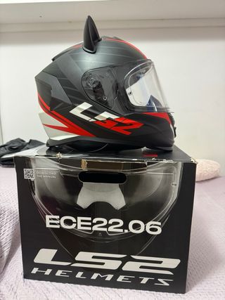 Casco LS2 FF800 Storm 2 Negro Rojo