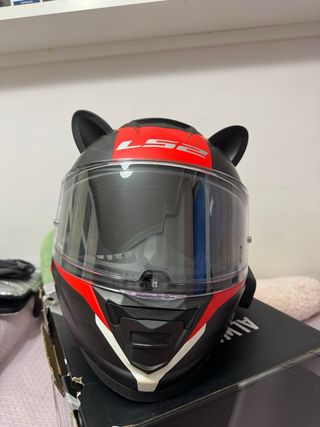 Casco LS2 FF800 Storm 2 Negro Rojo