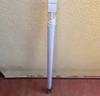 Cortina a rullo bianca