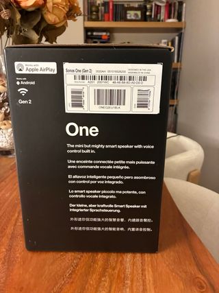 Altoparlante Sonos One G2 Nero