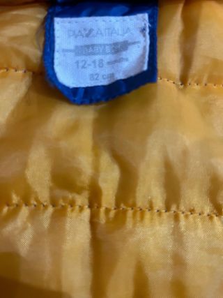 Piumino blu 12/18 mesi bimbo