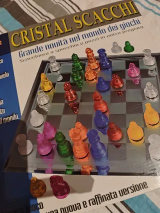 Scacchiera Cristal Scacchi in vetro